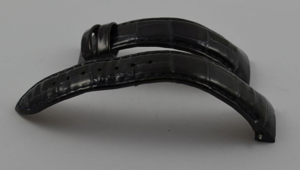 Bracelet En Cuir Véritable 18mm Pour Montre Tissot - Marron - Boucle Ardillon - Occasion TB