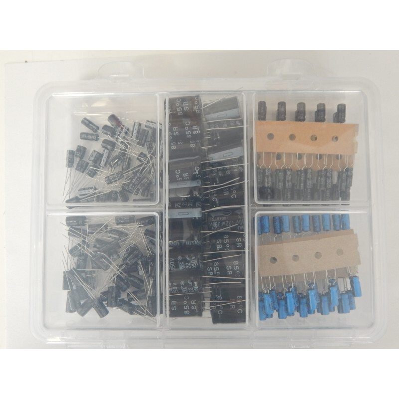 Condensateurs 22uF de 16v à 250v pour réparation électronique et kit de composants