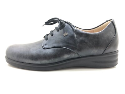 Finn Comfort Albacete Damen Halbschuh Schnürschuh Schwarz Gr. 38 (UK 5)