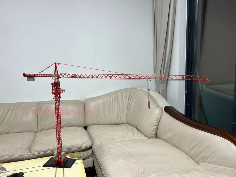 ROS 80106 Wolff 7532.12 CLEAR Tower Crane 1/87 HO Scale Die-cast Brand-new MIB - Image 2 of 4