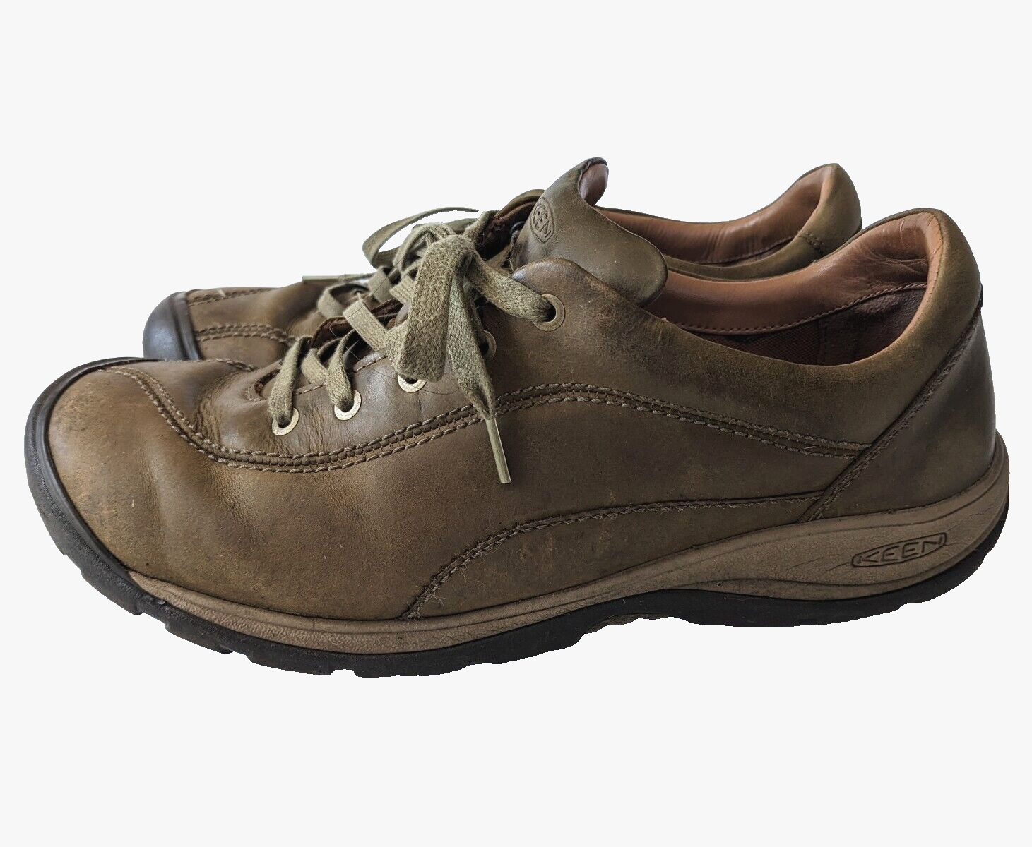 Scarpe Keen Presidio Oxford donna 11 pelle marrone escursionismo atletica lavoro 42