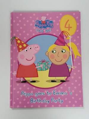 Peppa Pig and Me Peppa Goes to Emma's Birthday Party Hardcover Book NEW