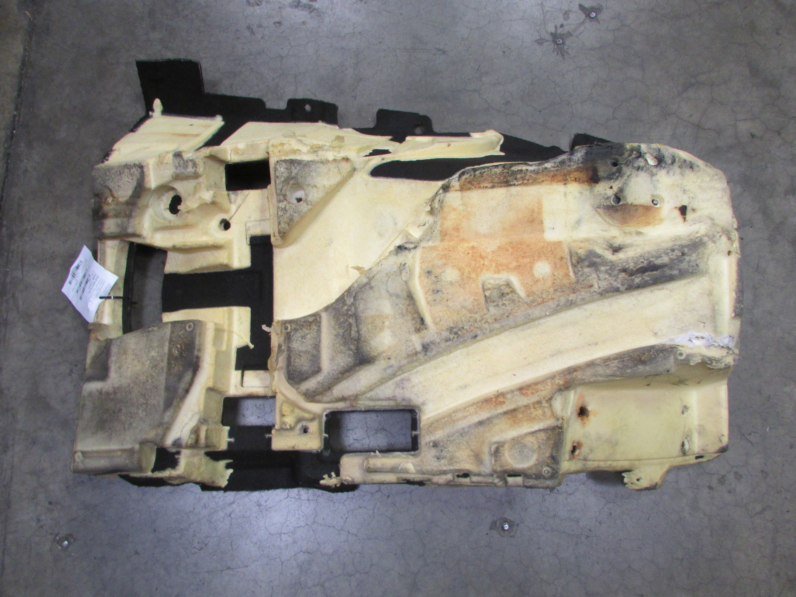 Maserati Ghibli, LH, Left Front Carpet, Black, Used, P/N 670022037