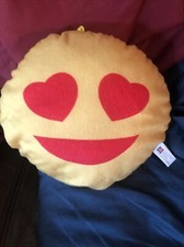 Lot Of 4 Emoji Plush Pillows 10 Inch