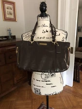 Coach Gallery Brown Patent Leather Women’s Tote Shoulder Bag F 20431