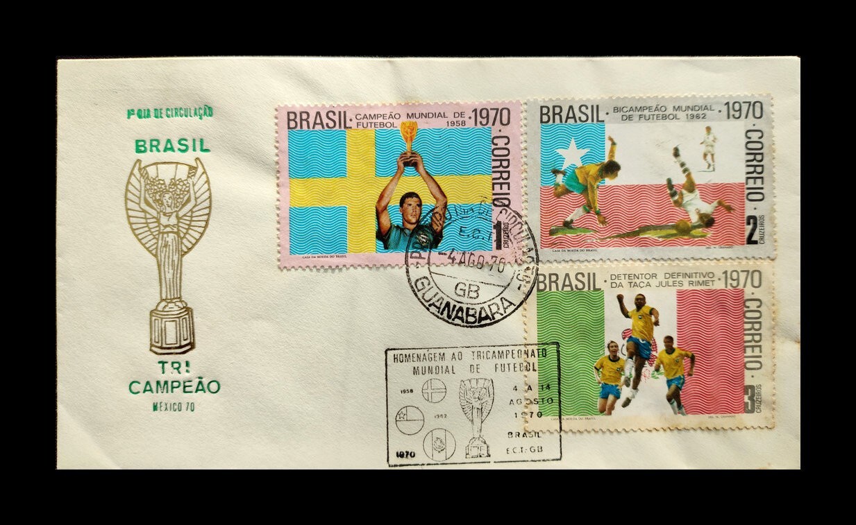 World cup 1970 Soccer Brazil