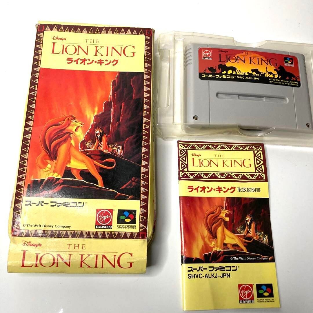 ⭐️ＴＨＥ　LION KING  ライオン・キング　スーパーファミコン⭐️ The Lion King (Super Nintendo Entertainment System, 1994