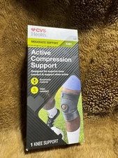 CVS Health (1) LARGE, Moderate Support, KNEE, Active Compression Support