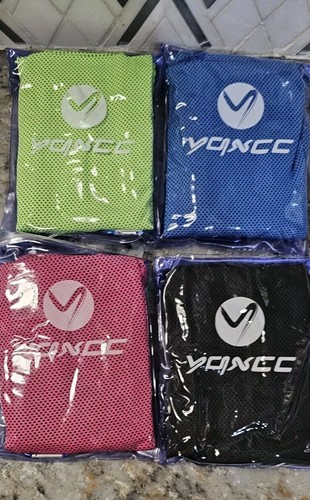 4 PK Cooling Towel With Belt Clip Hot Flash Menopause Mesh Washable Hiking Golf - Picture 3 of 9
