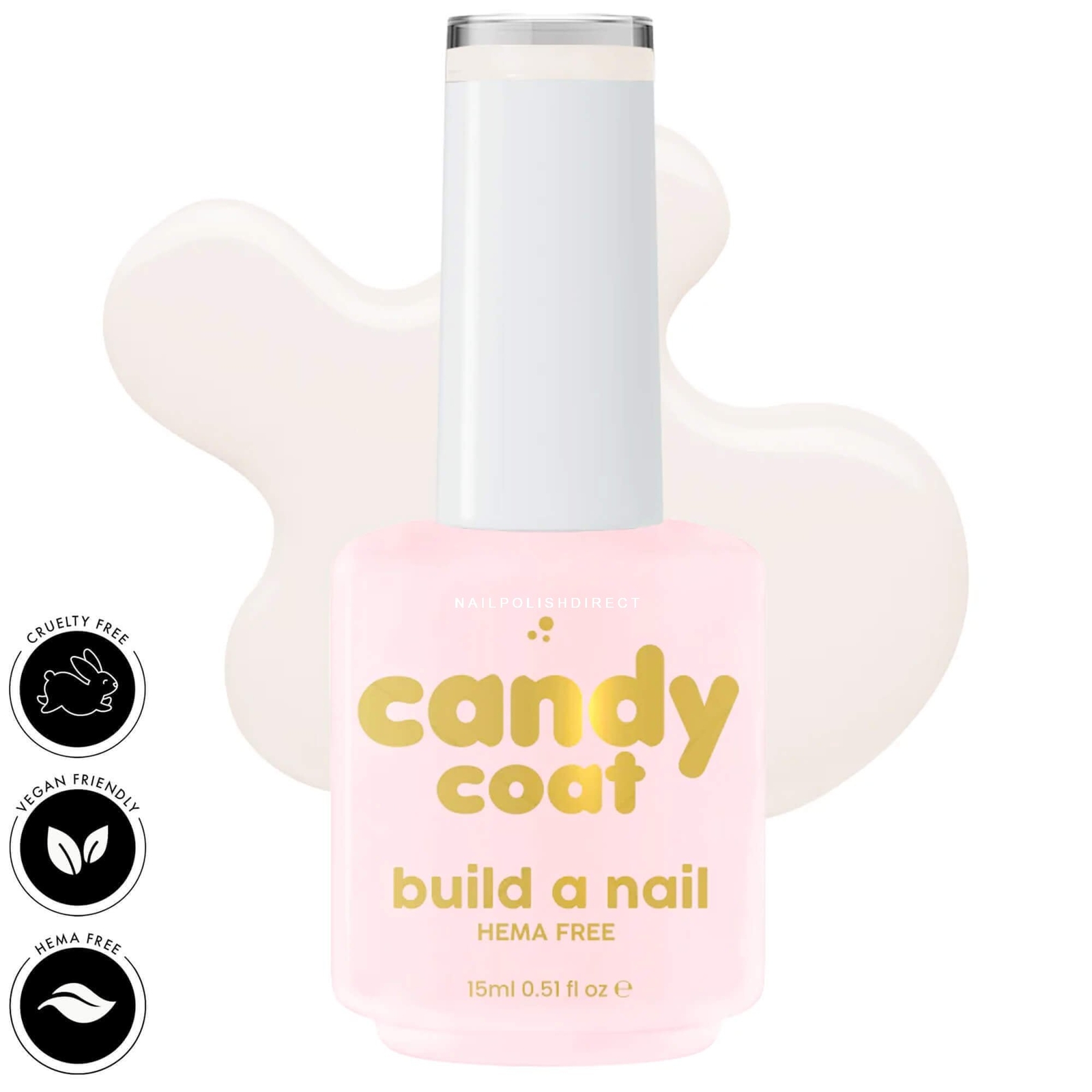 Candy Coat Build-a-Nail - Hema Free Builder Gel - BH003 15ml