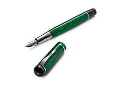 Montegrappa Mia Carissima LE Malachite Green Fountain Pen 18kt M nib MIB
