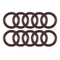 10 Fluorkautschuk O-Ringe 21Mm Od 15Mm Id 3Mm Breite Metrische Fkm Dichtung