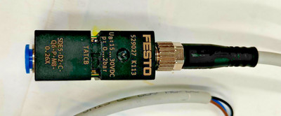 FESTO Drucksensor SDE5-D2-C-Q6-P-M8-0,26x, elektronisch, 0 ...2 bar, hochgenau