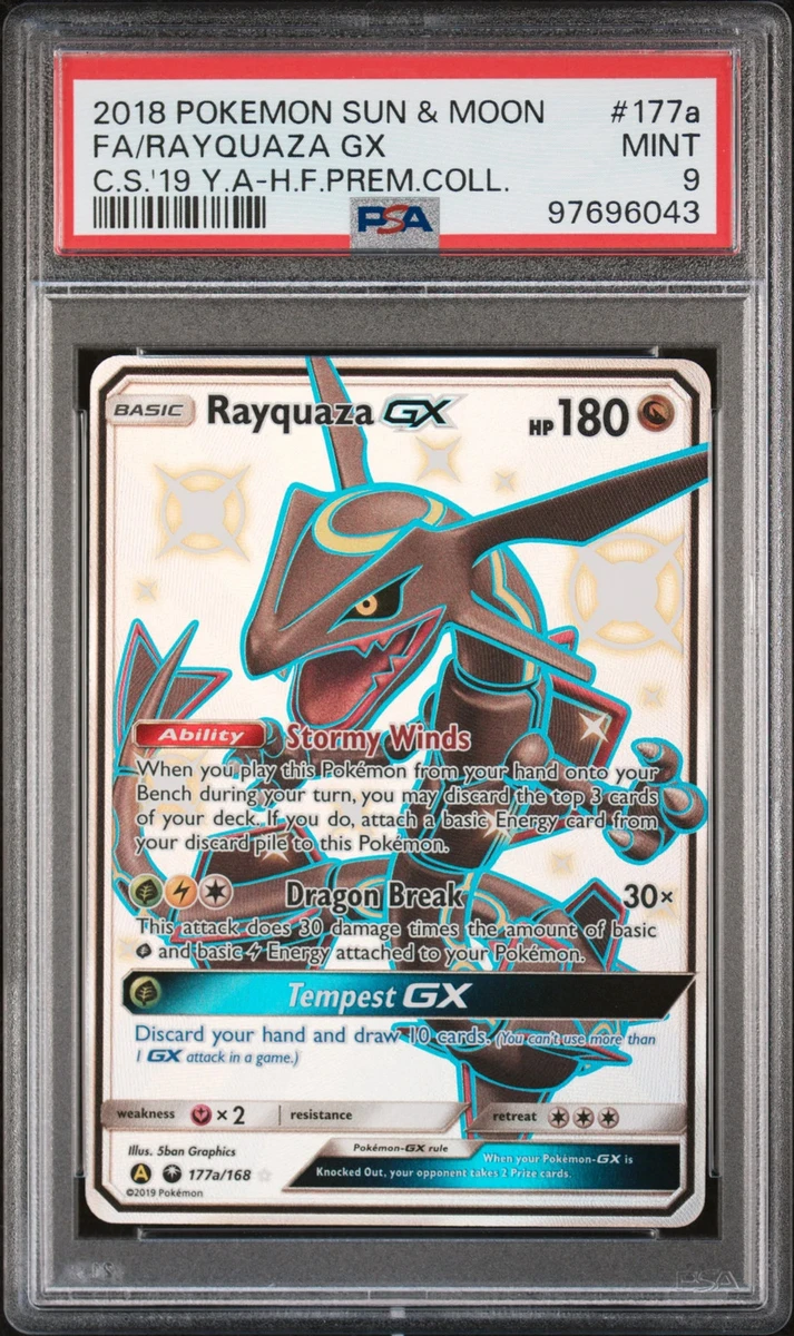 rayquaza gx pokemon card value Full Art - 160/168 - Celestial Storm Evolves from null Type Rayquaza GX (Full Art) 160/168