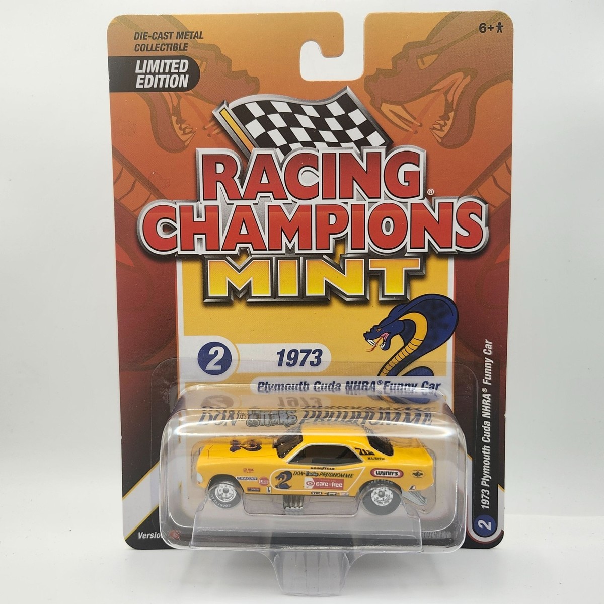 2025 Racing Champions Mint Don Prudhomme 1973 Plymouth Cuda NHRA