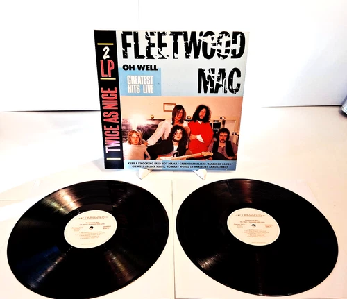 Fleetwood Mac Vinyl Oh Well Greatest Hits Live 2LPs 1988 Germany Import VG