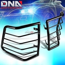 For 05-10 Jeep Cherokee Black Coated Steel Tail Lightlamp Cage Guardmounting