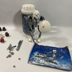 Lego Bionicles Lot - Kopaka Nuva Canister & Manual + Extras