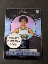 2024-25 Panini One And One Jaylen Wells #15 RC Permit to Dominate Case Hit SSP