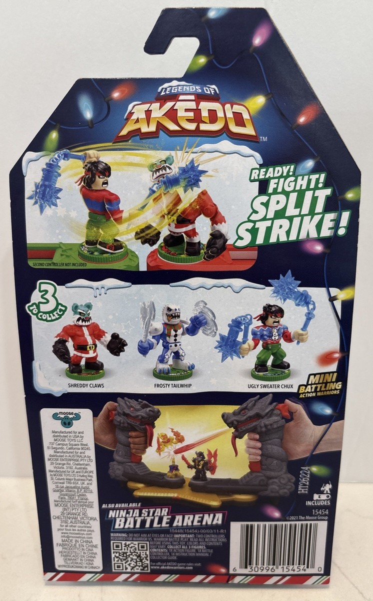 AKEDO Holiday Attack Shreddy Claws Mini Battling Exclusive To