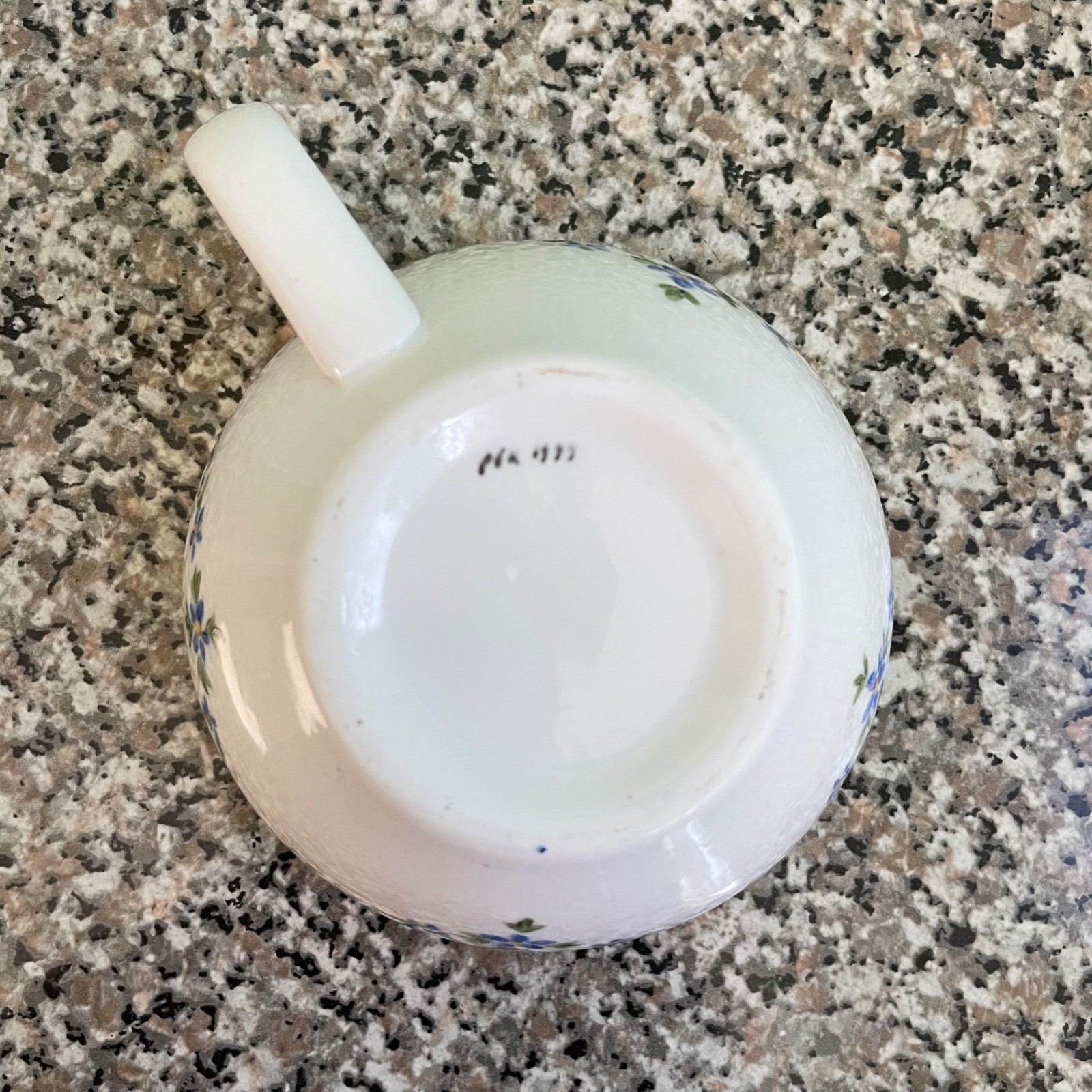 Tea For One Set  3 Piece Cup Pot Lid Hand Painted 1999 Teapot