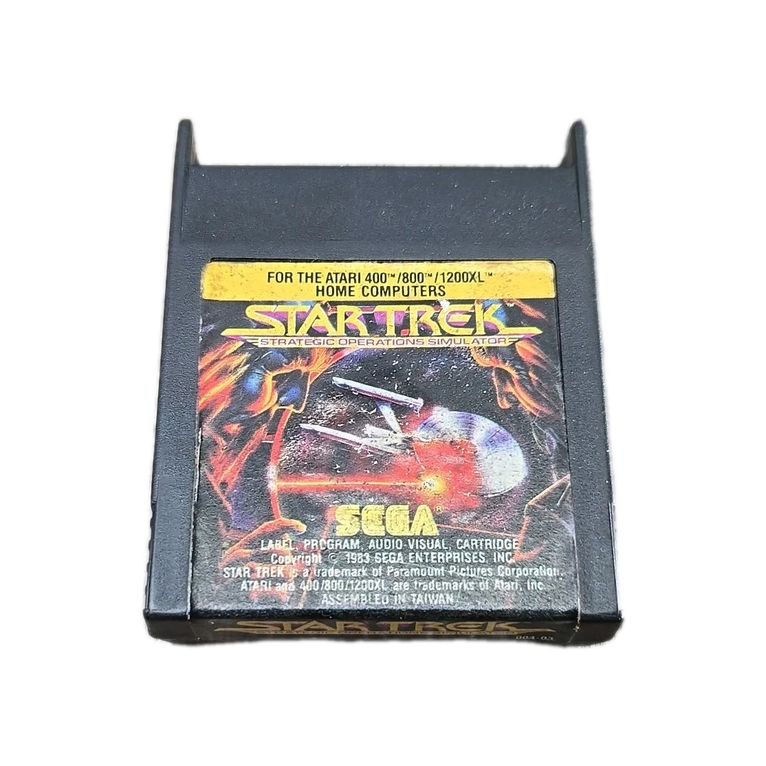 Jeu Star Trek - Strategic Operation Simulator Pour Atari 2600 - Boîte Seulement, Reproduction
