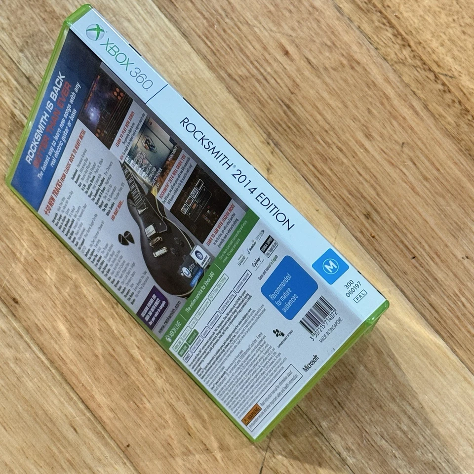 Rocksmith 2014 Edition Xbox 360 Rock Smith With Manual Near Mint Disc Stickers - Image 4 of 4