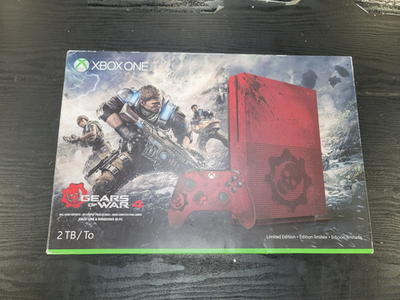 Microsoft Xbox One S Gears of War 4 Limited Edition 2 TB Crimson