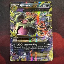 Pokémon M Tyranitar EX Mega Holo Ultra Rare 43/98 XY Ancient Origins on eBay