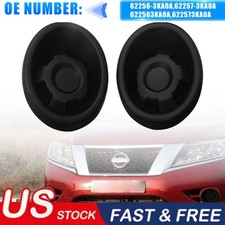 2pcs Fog Light Cover Set For 2013-2016 Nissan Pathfinder Front Left And Right