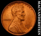 1950-S Lincoln Wheat Cent- Choice Gem Brilliant Uncirculated Luster #i3416