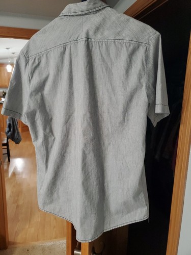 Camisa informal Burnside Coors ligera con botones, talla grande hecha en Bangladesh - Imagen 10 de 16