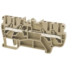 PFD2.5CBEIGE, IMO Terminal Block, 5mm, 2IN-2OUT, 20A, 22-12 AWG