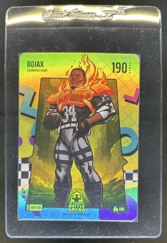 2024 Battle Arena BoJax Founding Hero \'s Rad SP Battlefoil Fire #RAD-378
