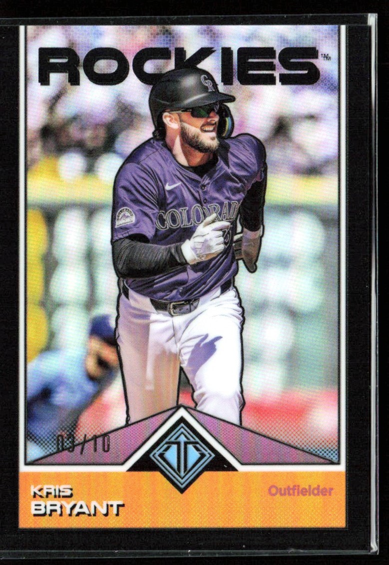 Kris Bryant 2024 Topps Transcendent Icons Black /10 #51 Colorado