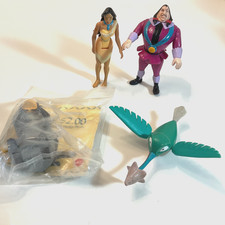 McDonald's 1995 Vintage Happy Meal Toys Disney Pocahontas Lot of 4 Free Shipping