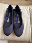 Rothy’s Maritime Lattice Flats Size 6 NAVY BLUE Comfy Round Toe — photo 2