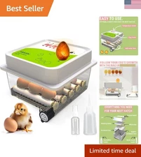 12-Egg Incubator with Automatic Turning & Humidity Control - Family Friendly