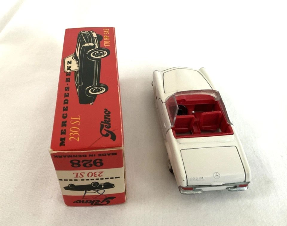 Tekno 928 Mercedes-Benz 230 SL Made Denmark 1/43 Diecast *MNM* NIB! - Image 3 of 4