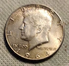 1964 Kennedy Silver Half Dollar  Circulated Cond.-See Pictures-U Grade Free Ship