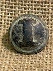 Dug Civil War Solid Cast Brass Confederate Infantry I Button Allatoona Church Ga