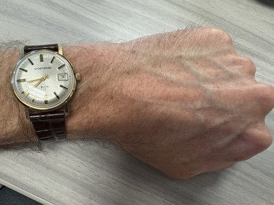 Vintage Armbanduhr Elgin 17 Jewels Sportsman