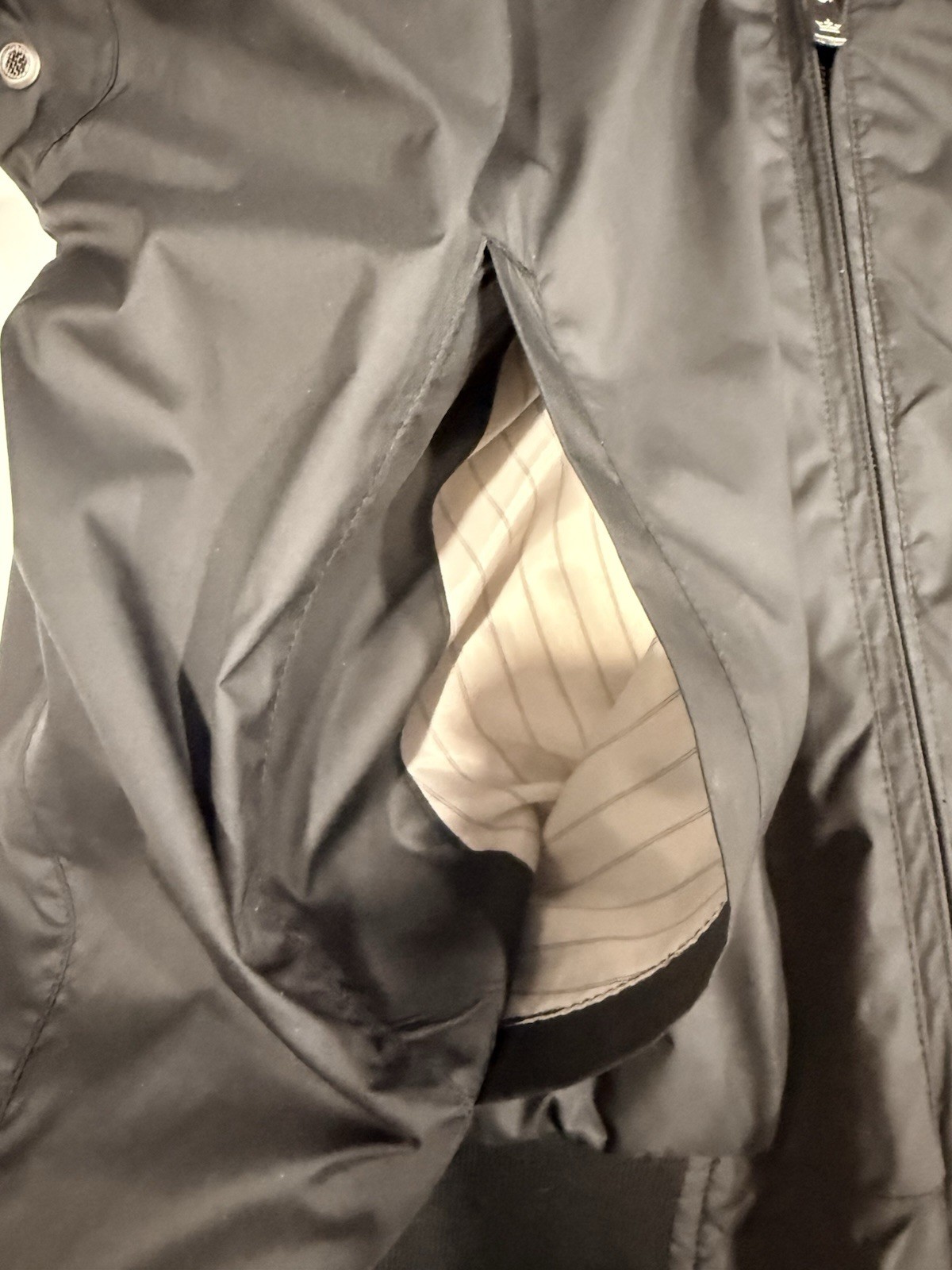 PETER MILLAR Black Packable Lightweight Full Zip … - image 9