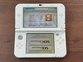 RANK B+ Nintendo New 3DS LL XL Pearl White Console Tested Japan ver D5740