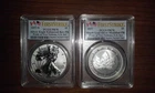 2019 American Silver Eagle Pride of Two Nations, U.S. Set PCGS PR70