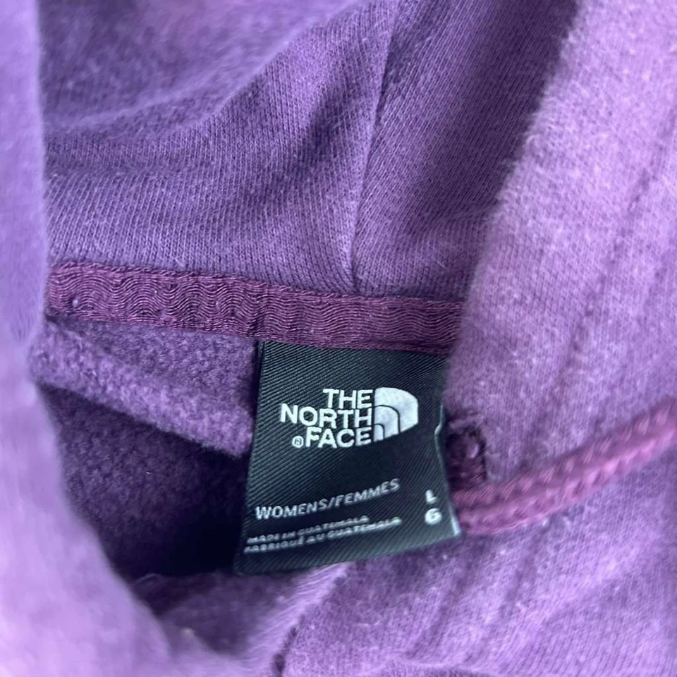 Sudadera con Capucha The North Face Para Mujer Grande Púrpura Mangas Largas Sudadera con Capucha Foto 2 de 4
