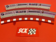 SCX 20040 Digital Standard Curve Border W/Barrier 1/32 Slot Car Track Used 2 A