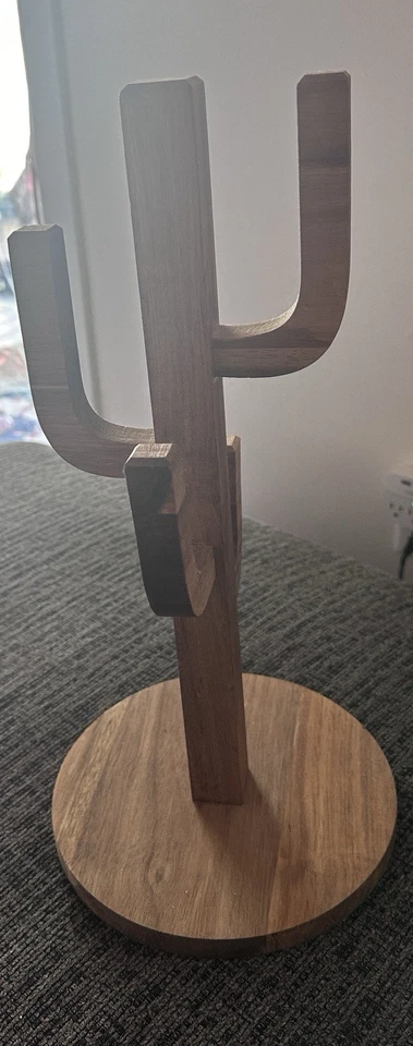 Soporte para árbol de madera para 4 tazas de café Foto 2 de 2
