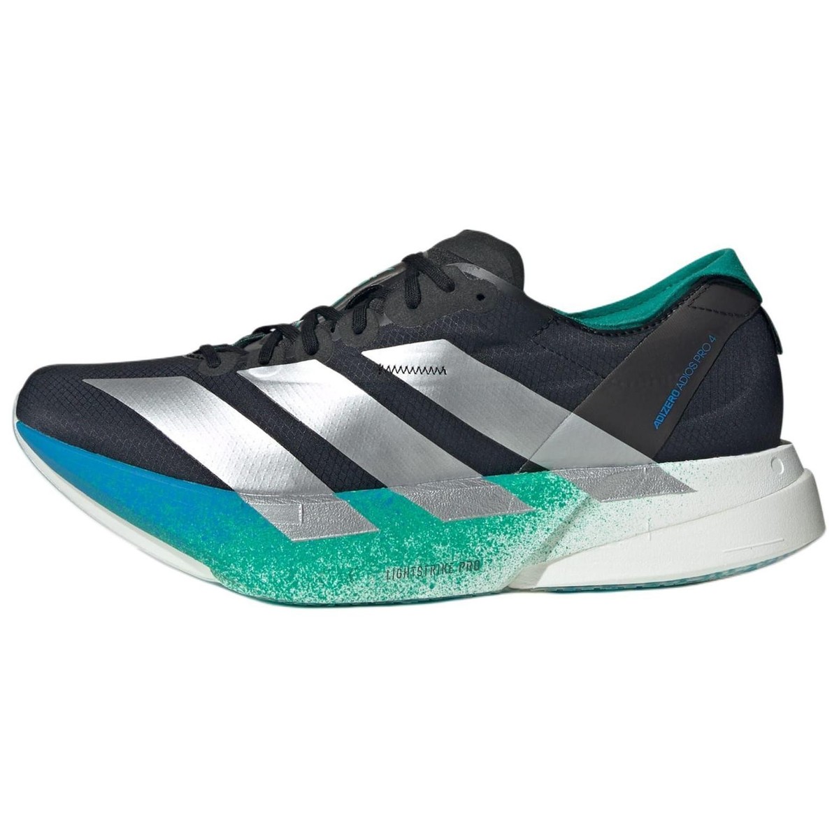 箱あり  ADIZERO ADIOS PRO 4 AMG25.5cm Size 12.5 - adidas Adizero Adios Pro 4 Black Silver Glory Green