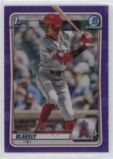 2020 Bowman Draft Chrome Purple Refractor 100/250 Werner Blakely #BD-128 02l6